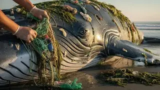 Humans Save a Blue Whale  A Heart Touching Ocean Rescue Story