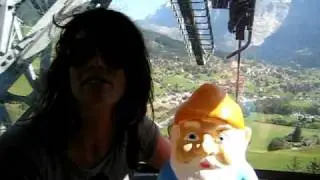 Kidnapped Gnome unwillingly taken to Swiss Alps!