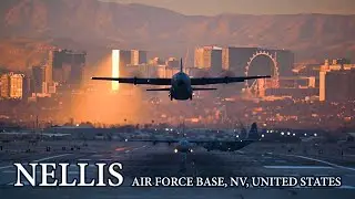 Multiple Aircraft Take Off during Weapons School Integration 22-B