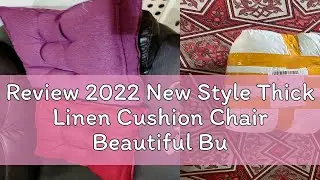 Review 2022 New Style Thick Linen Cushion Chair Beautiful Buttocks Japanese Meditation Stool Bench