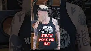 STRAW PORK PIE HAT