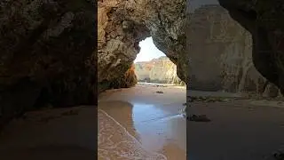 Algarve's beautiful beach with an arch #Portugal #shorts