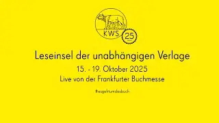 LESEINSEL der unabh&auml;ngigen Verlage am 19. Oktober 2025 ab 12:00 Uhr