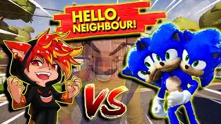 CHIPMUNK vs 3 HEADED SONIC | Hello Neighbor Mod