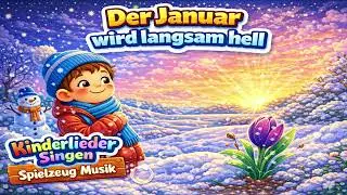 Der Januar wird langsam hell 🌤️❄️ | Sanftes Winter Kinderlied | Kinderlieder Singen