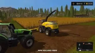 Fs 17   Silage harvest NEW HOLLAND FR 850