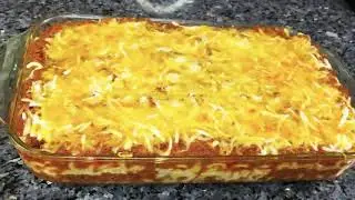 DELICIOSA PASTA al HORNO con CARNE y 🧀./ QUE les ENCANTARA.