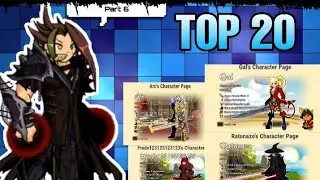 AQW: TOP 20 COOL Char Page List | RANDOM LEVELS (2020) #6