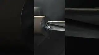 Large diameter drill + Lathe = Perfect match! #shorts #cnc #machine #engineering