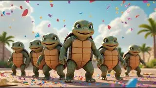 Turtle Race Song &ndash; Guess Who Wins Slow and Steady? | Fun Animal Racing Song for Kids | Nursery Rhyme