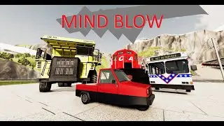 I Launched a FULL TRAIN Off a Ramp&hellip; (BeamNG Drive)