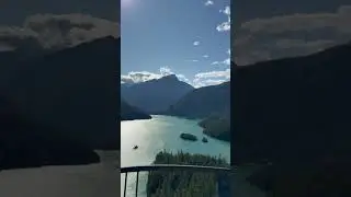 Beautiful Lake Diablo #seattletravel #summerinseattle #scenicviewpoint
