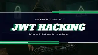 JWT Hacking - Authentication bypass via weak signing key