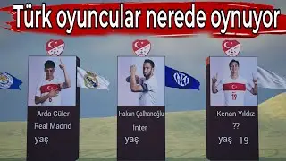 Türk milli takımının oyuncuları nerede oynuyor  Euro 2024