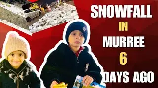 Snowfall in Murree | 6 days Ago and Murree weather vlog 