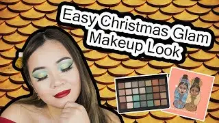 EASY CHRISTMAS GLAM MAKEUP TUTORIAL 2018 | Candice Artely