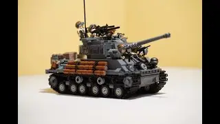 LEGO Brickmania Easy Eight Sherman and Hollywood Add-on pack Stop Motion Speed Build