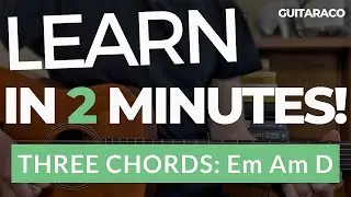 Jonas Brothers - X - Super EASY Guitar Lesson with Open Chords!