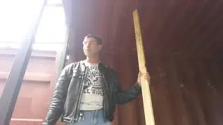 Домик из морского контейнера, пошаговая инструкция! Строим в реальном времени, день третий!