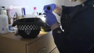 Birmingham: Police video captures dramatic raid on suspected drug dealer's home