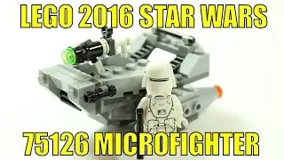 LEGO 2016 STAR WARS FIRST ORDER SNOWSPEEDER 75126 UNBOXING & REVIEW