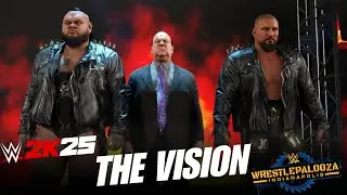 WWE2K25 The Vision New Entrance W/ Theme And Graphics Pack! 