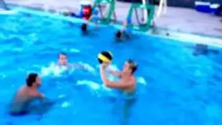Heavy ball legs plus kap7 rebounder drill! #waterpolo