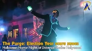 The Purge: Election Year scare zones at Universal Studios Hollywood's Halloween Horror Nights 2016