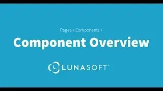 An Overview of Components as used in the LunaSoft Content Management System