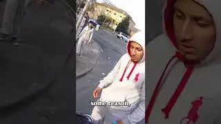 This man stopped the thief from stealing his motorbike.