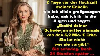 Die Warnung vor der Hochzeit meiner Enkelin, die ich allein großzog, änderte alles. Weil …