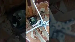 Тот самый флюгер, зеркало 365 мм, смотрим. Самодельный телескоп