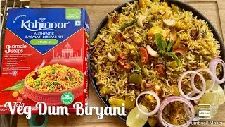 Kohinoor Biryani kit |Kohinoor Hyderabadi Biryani kit| Kohinoor Veg Dum  Biryani | Veg Biryani