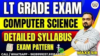 LT Grade computer science  | lt grade computer | Computer Teacher  ,Syllabus ,Pattern
