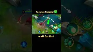 Faramis Skill combo Tutorial Mobile legends #ml2b #faramis #shorts #mlbb