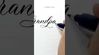Happy Grandparents Day 2025 💕 Modern Calligraphy Practice #grandparentsday #calligraphy