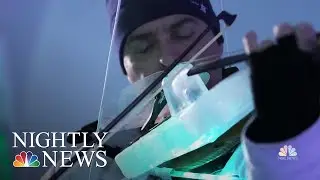 This Frozen Orchestra Inside The Italian Alps Is The World&rsquo;s Coolest Concert | NBC Nightly News