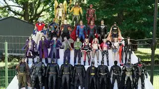 All my HOT TOYS DC figures Outdoor Showcase