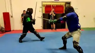 Swordsquatch 2022 Open Longsword - Pool 3, Match 5 - Joseph Brassey vs. Aaron Moore