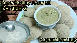 बिना चावल के इतनी Soft बनेगी कि मुंह में घुल जाएगी😀Jowar Idli Recipe| Millet Idli Weightloss Recipe 