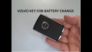 Volvo XC90 S90 V90 XC40 XC60 V60 and S60 Key Fob Battery Replacement