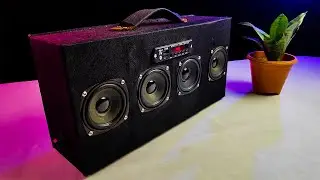 Soundu சும்மா அதிரும் ......😵 | How to make 2.0 Mini Bluetooth Boom Box | DIY