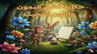 حواديت دودو : 🎭🐵 القرد ميمون واللون العجيب | حكاية عن الصدق اللي بينور القلوب! 🐢🐰