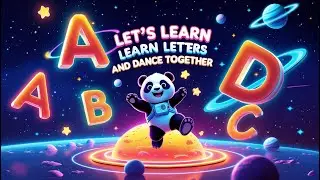 🐼🚀 Sing & Learn ABC in Space! 🌟 Astronaut Panda Adventure 🔤 #ABCSong #KidsLearning #SpaceFun