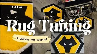 Rug Tufting Tutorial - Wolverhampton Wanderers Badge
