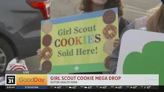 Girl Scout Cookie Mega Drop at Sutter Health Park