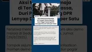 Aksi di Tengah Unjuk Rasa! Duri Pagar Gedung DPR RI Lenyap Dicabuti Warga Satu per Satu