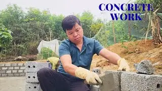 Finishing Concrete Yard Walls, Pond&ndash;Garden Fences, and Repairing House Gates