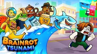 Defi tsunami brainrot avec Iklil#robloxfrancais #robloxfrancais #français #humour #cousins #brainrot