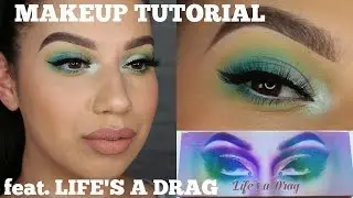 SUMMER FUN 🍋🍏 MAKEUP TUTORIAL feat. LIFE'S A DRAG PALETTE | ChristineMUA